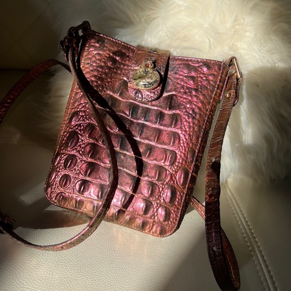 Brahmin Mini Leather Crossbody - Picture 1 of 5